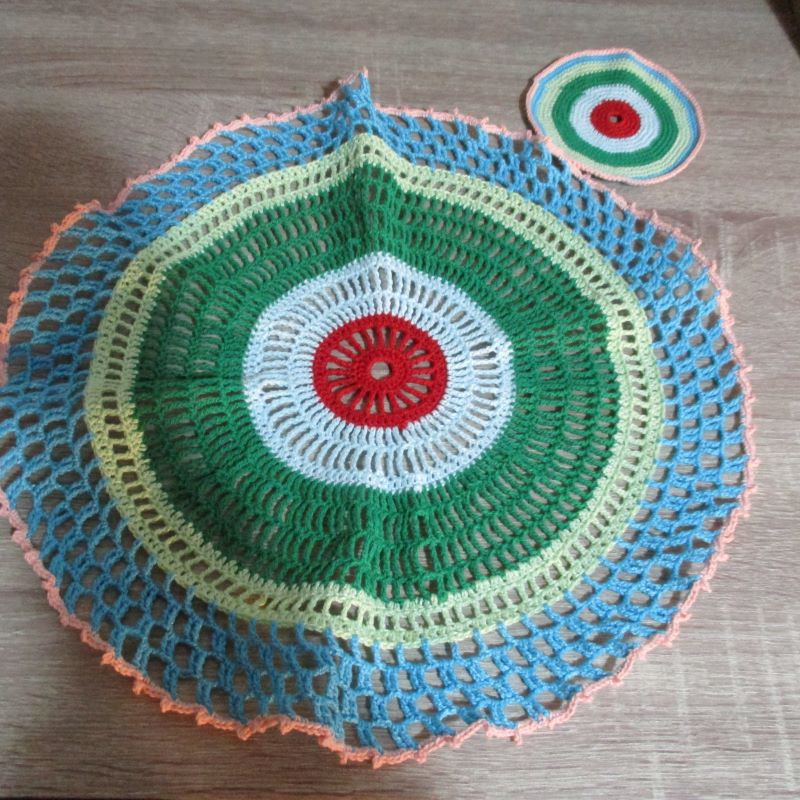 Salvamanteles y posavasos azul