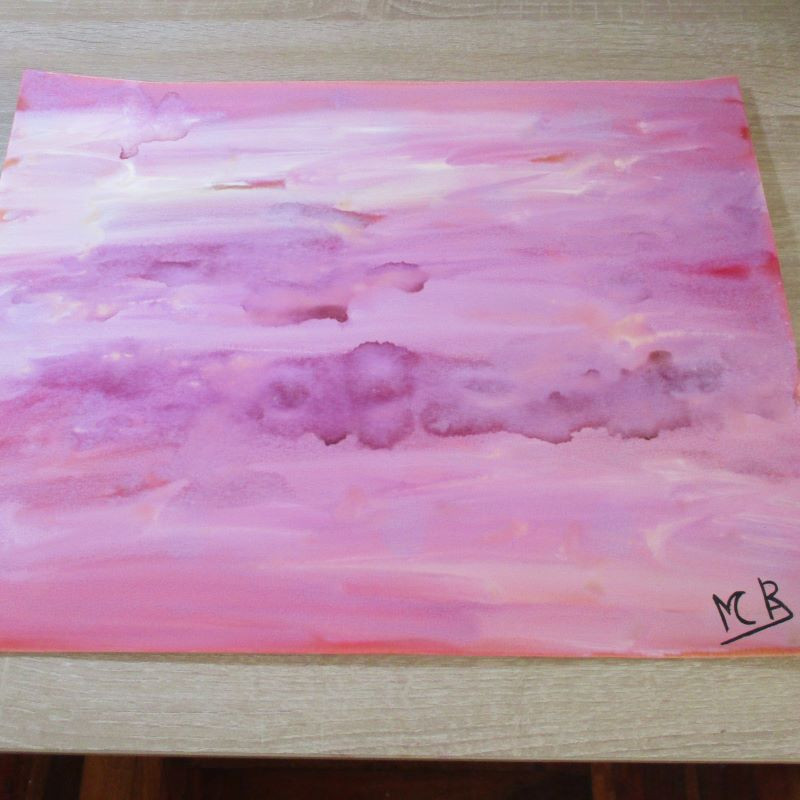 Lámina de acuarela "Abstracto 6"