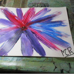Lámina de acrílico "Flor 1"