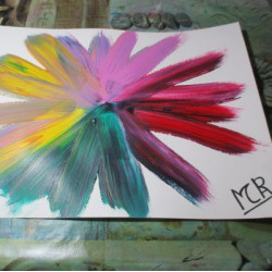Lámina de acrílico "Flor 4"