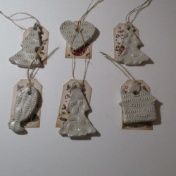 Conjunto de 6 colgantes de...