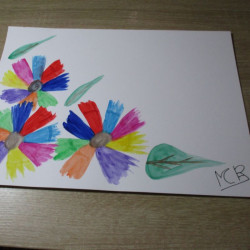 Tarjeta gigante de acuarela 2