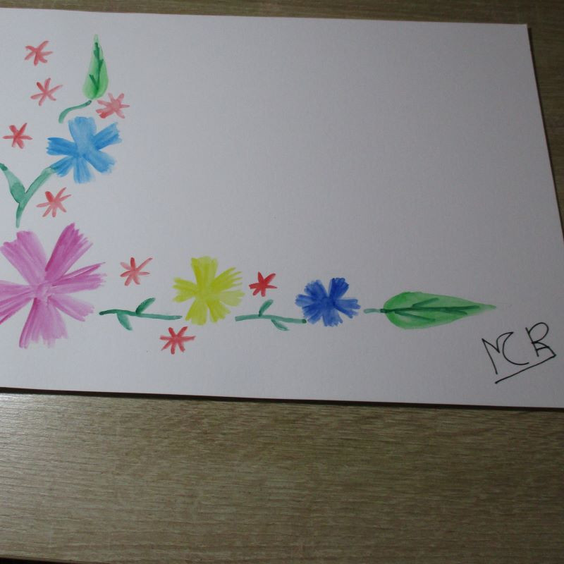Tarjeta gigante de acuarela 4