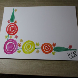 Tarjeta gigante de acuarela 7