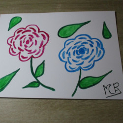 Lámina de acuarela "Floral" 3