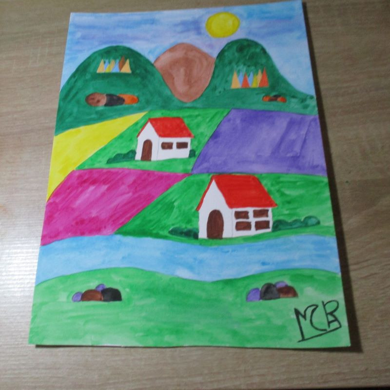 Montaña de color 6