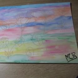 Lámina de acuarela...