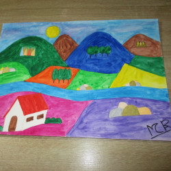 Montaña de color 7
