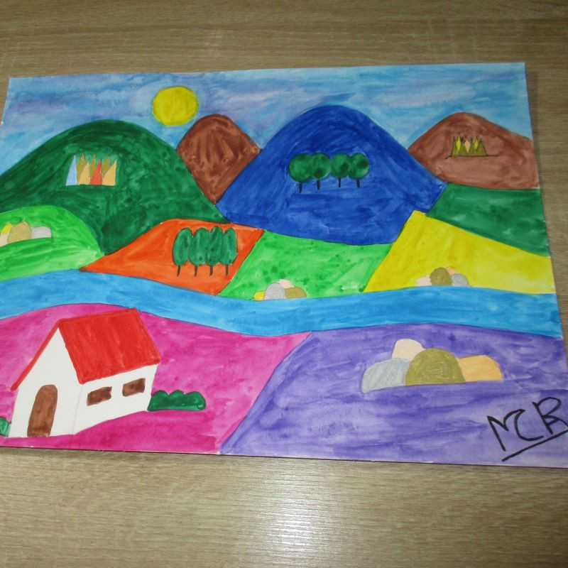 Montaña de color 7