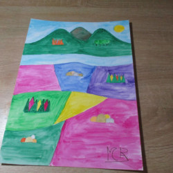 Montaña de color 8