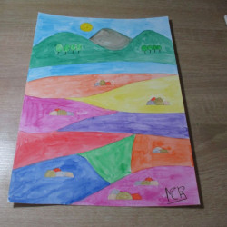 Montaña de color 11