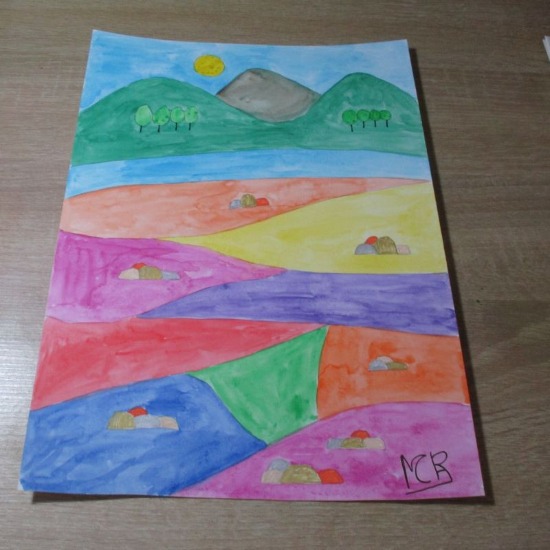 Montaña de color 11