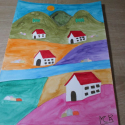 Montaña de color 14