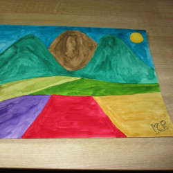 Montaña de color 18