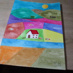Montaña de color 19