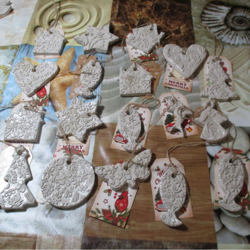 Colgantes de cerámica, lote 2
