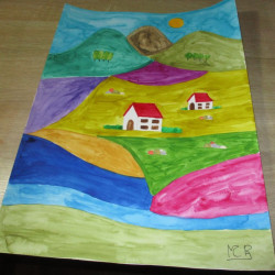 Montaña de color 20