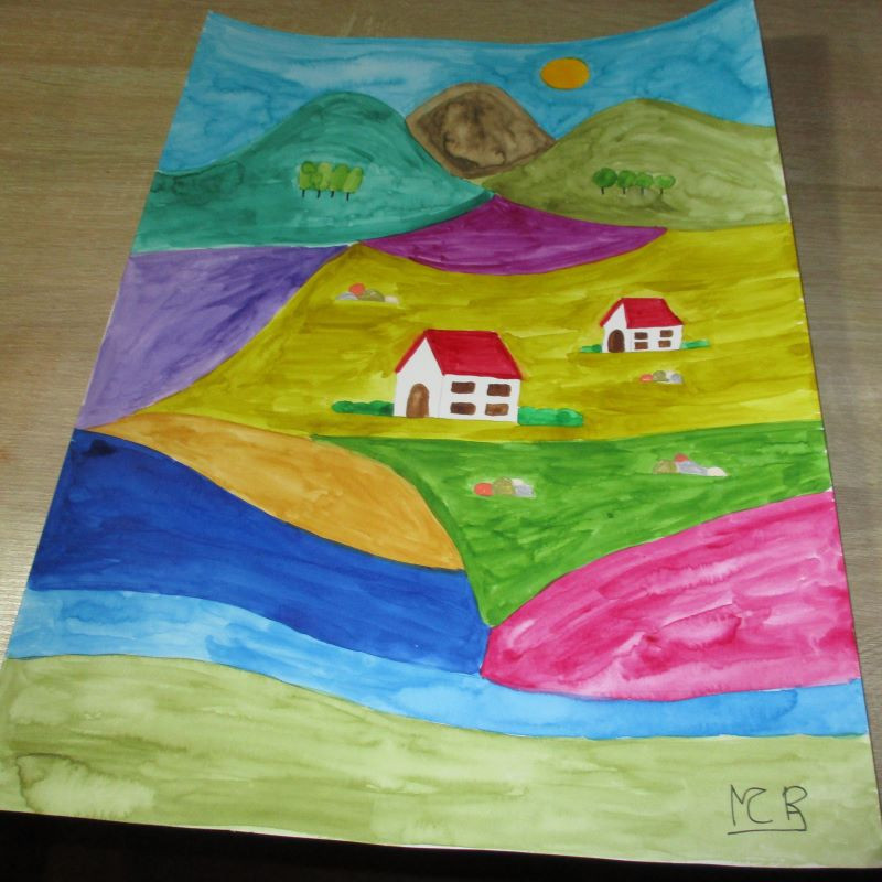 Montaña de color 20