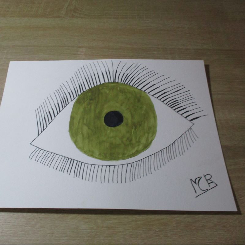 Ojo de acuarela