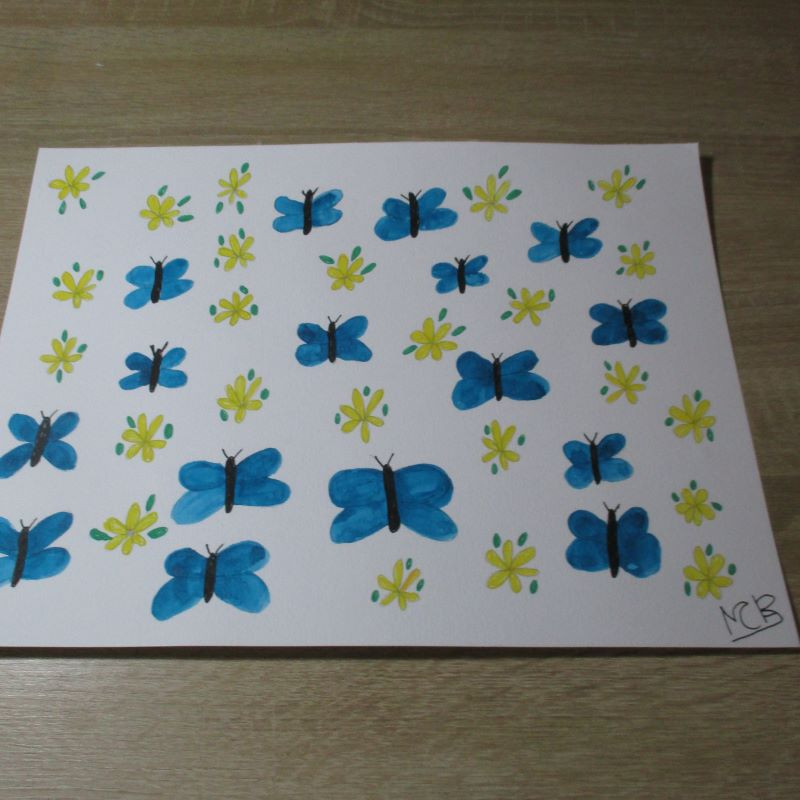 cuadro de acuarela infantil 3