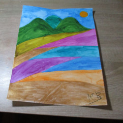 Montaña de color 21