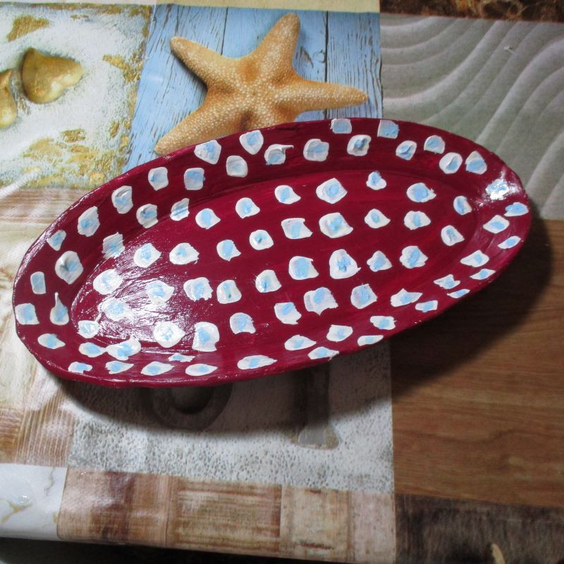 Plato de cerámica ovalado 1