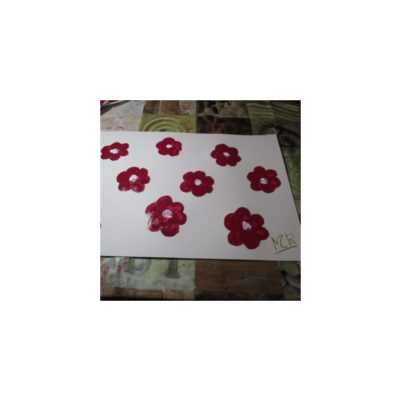 Lámina de acrílico "Amapolas" 2