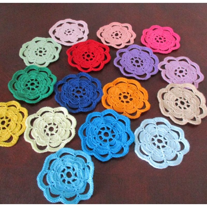 16 posavasos de diferente color