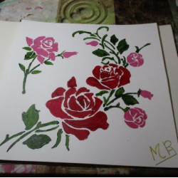 Pintura de flores 16