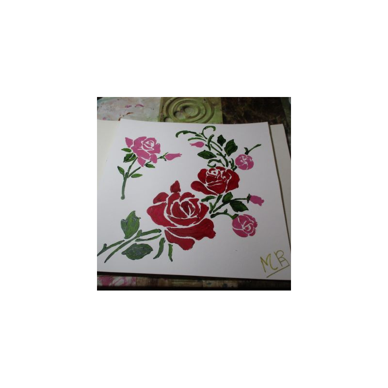 Pintura de flores 16