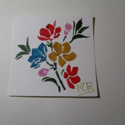 Pintura de flores 23