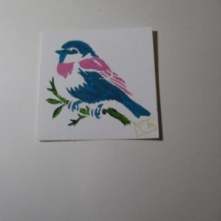 Pintura con pájaros 6
