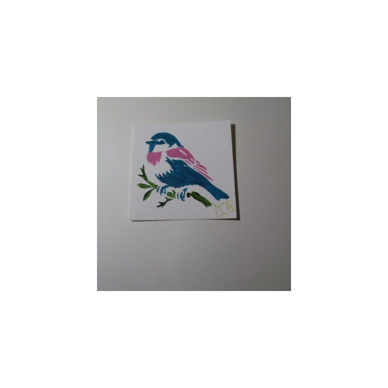 Pintura con pájaros 6