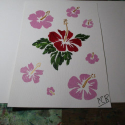 Flores de acrílico