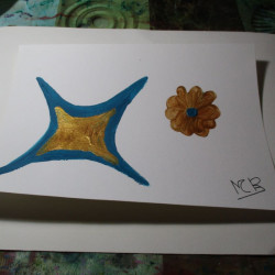 Estrella abstracta de acrílico