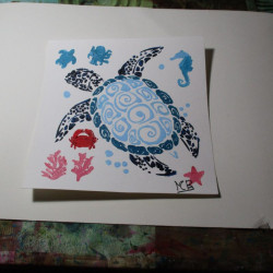 Tortuga de colores