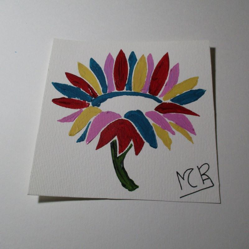 Flor original de acrílico 42