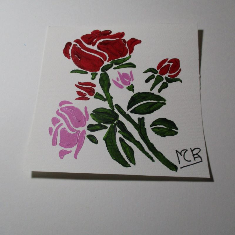 Flor original de acrílico 43