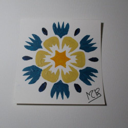Flor original de acrílico 52