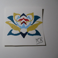 Flor original de acrílico 54