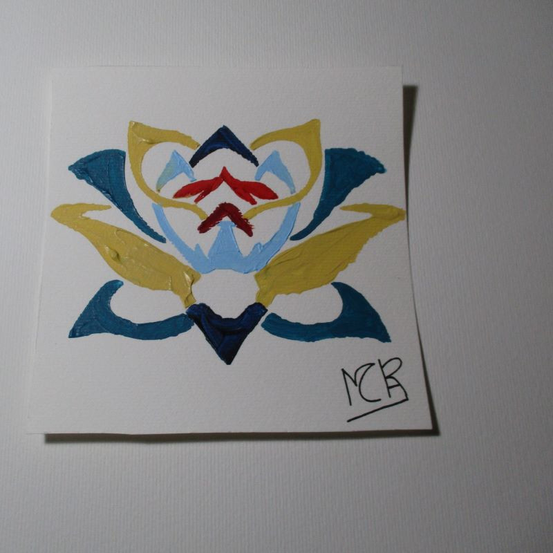 Flor original de acrílico 54
