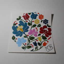 Flor original de acrílico 55