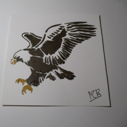 Cuadro de acrílico "águila"