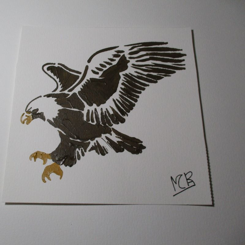 Cuadro de acrílico "águila"