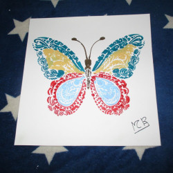 Lámina de acrílico "Mariposa"