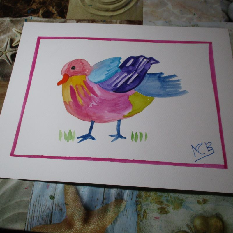Pato de colores