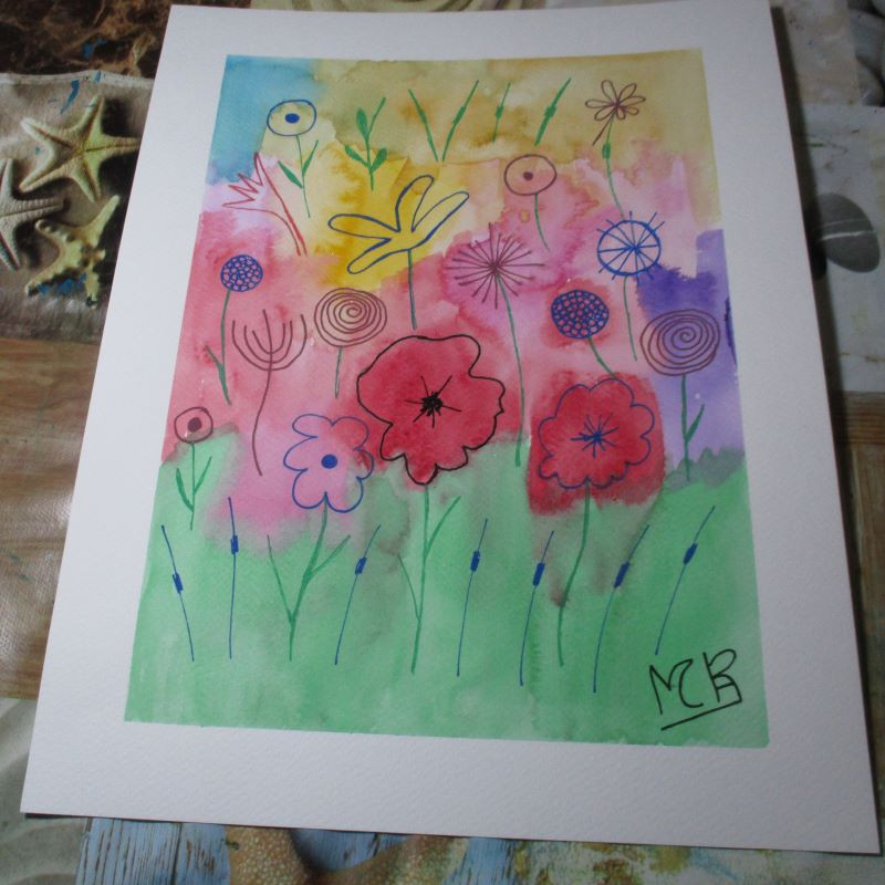 Flores abstractas