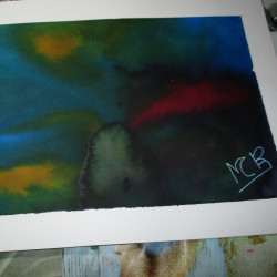 Abstracto de acuarela 1