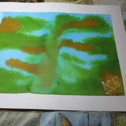Abstracto de acuarela 4