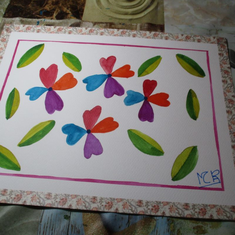 Flores de pétalos de colores